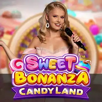 Official Live Dealer logo: Sweet Bonanza CandyLand by Pragmatic Play at Spinko24