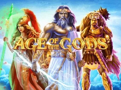 Age of the Gods logo by Playtech at Spinko24
