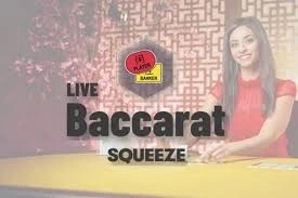 Baccarat Squeeze logo – Live Dealer by Evolution at Spinko24