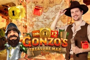 Gonzo's Treasure Map logo by Evolution Spinko24