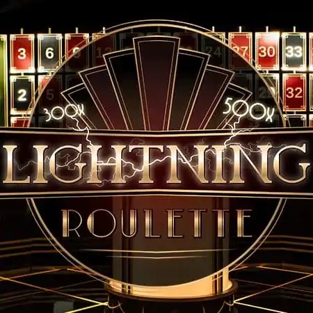 Lightning Roulette slot logo by Evolution at Spinko24