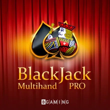 Multihand Blackjack Pro slot logo by BGAMING at Spinko24