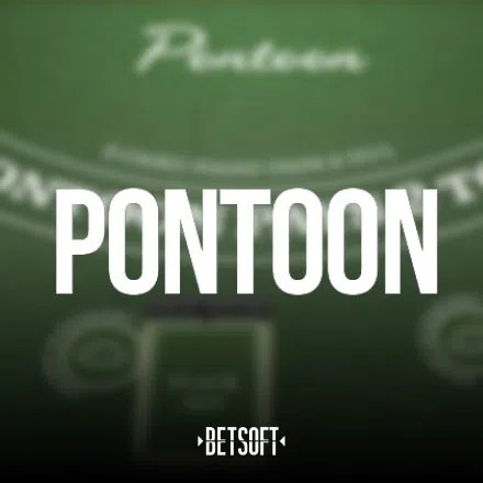 Pontoon logo – Table Games by Betsoft Gaming at Spinko24
