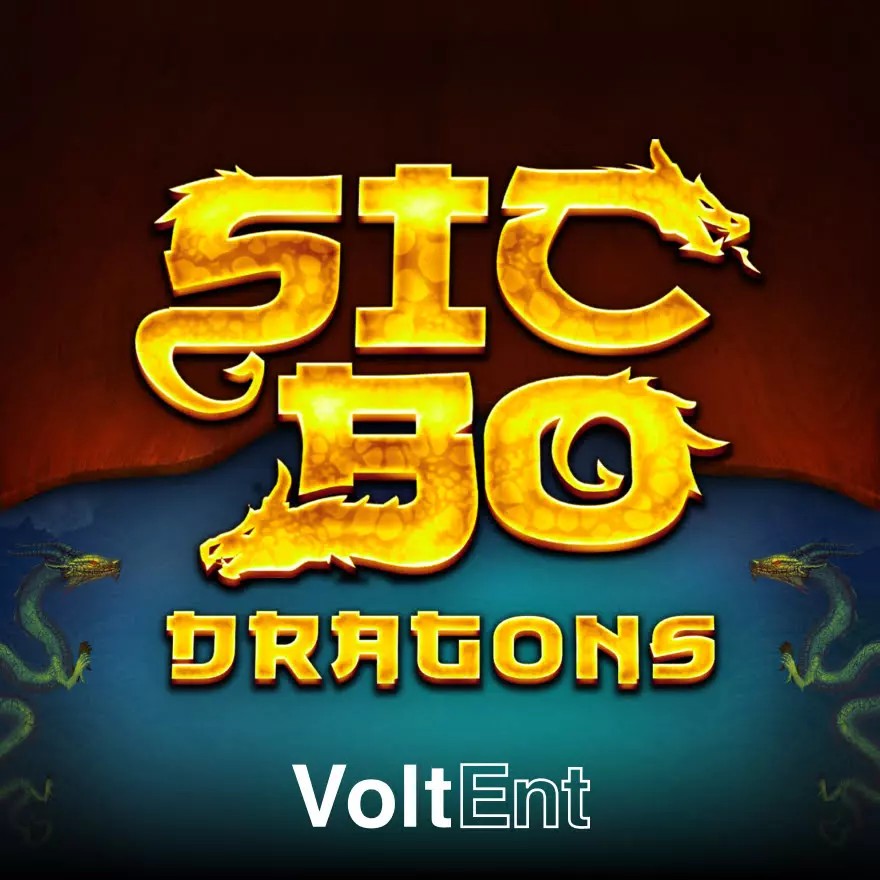 Sic Bo Dragons by VoltEnt, showcased at spinko24-casino.net – game logo