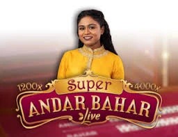 Super Andar Bahar slot visual from Evolution available on spinko24-casino.net
