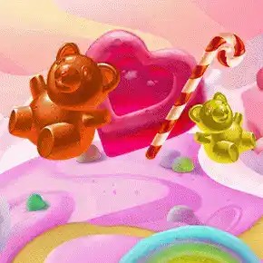 Sweet Candy Cash Megaways Deluxe by Iron Dog Studio, showcased at spinko24-casino.net – game logo