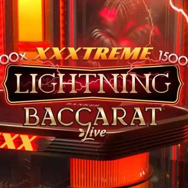 Enjoy XXXtreme Lightning Baccarat by Evolution – logo hosted on spinko24-casino.net